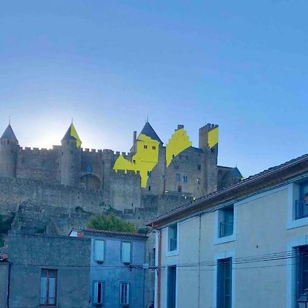 Le Templier Vue Cite Pied Cite Medievale Neuf Каркасон Екстериор снимка