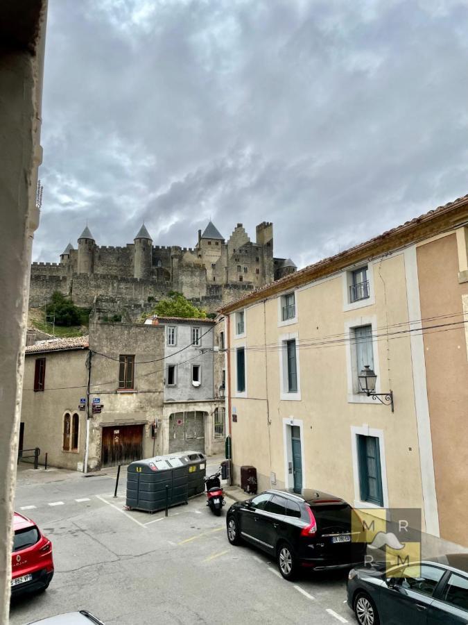 Le Templier Vue Cite Pied Cite Medievale Neuf Каркасон Екстериор снимка